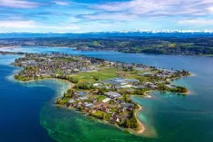 Luftbild der Insel Reichenau © MTK / Achim Mende